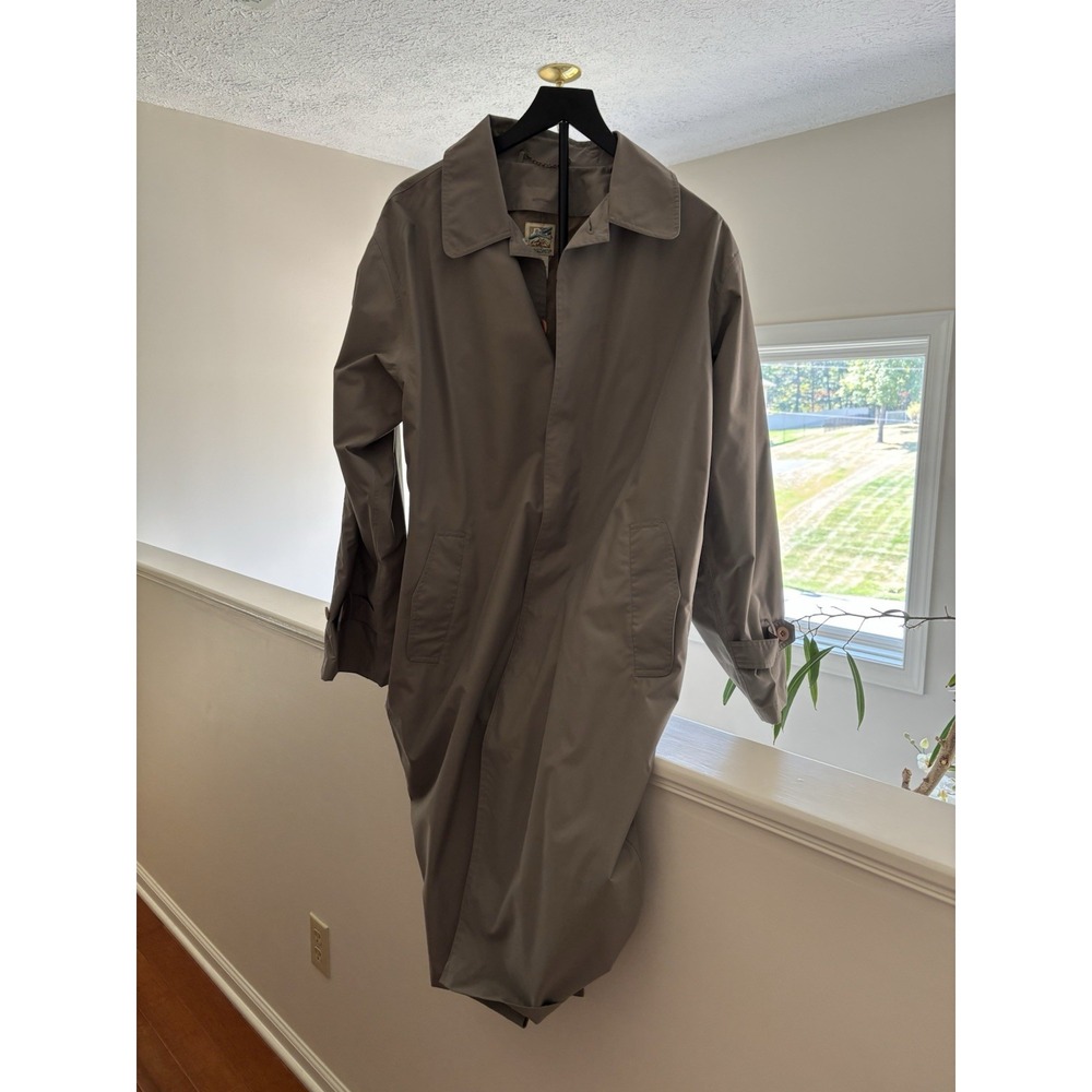 TravelSmith‎ Men's Medium Trench Rain Coat Jacket NWOT